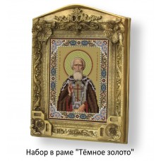 Набор в раме с бисером - икона - Св. Пр. Сергий Радонежский