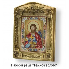 Набор в раме с бисером - икона - Св. мч. Иоанн воин